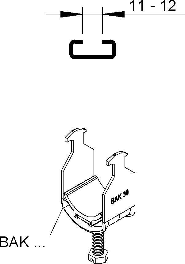 Niedax Bügelschelle BAK 90-2