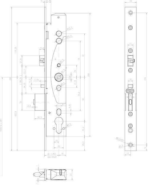 Assa Abloy effeff Mediator Schloss 609-202PZ------1
