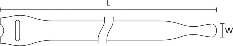 HellermannTyton Kabelbinder Textie M WH (VE10)-1