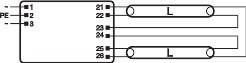 OSRAM HOMELIGHTING Leuchtstofflampen, Kompaktleuchtstofflampe 4008321294241 EVG 36 W (2 x 18 W)-2