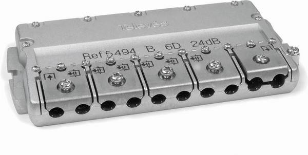 Televes Easy-F-Abzweiger 6f. 16dB, 5-2400Mhz EFA 616