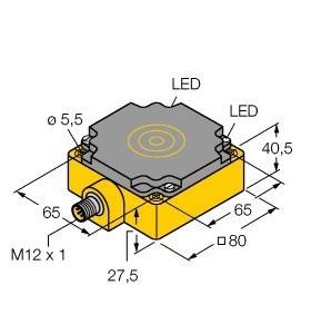 Turck Sensor NI75UCP80AP6X2H1141-1