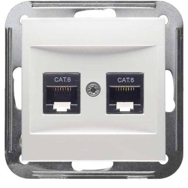 Peha UAE-Steckdose Cat6 D 11.1858/8.02UAE-C6