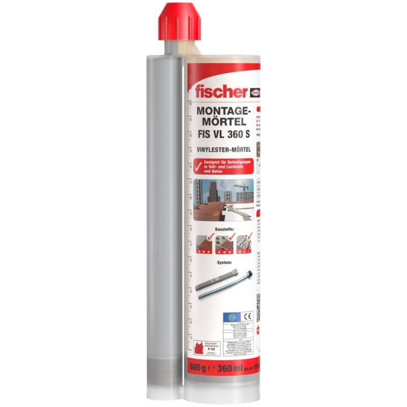 6 Pck. Fischer Deutschl. Montagemörtel 360 S #51-0