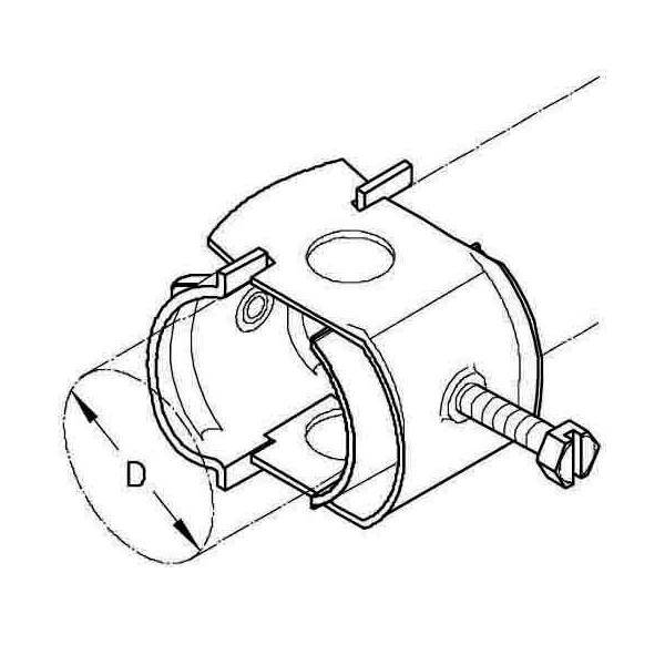 PohlCon (Puk) Kabelschelle 52 W-1