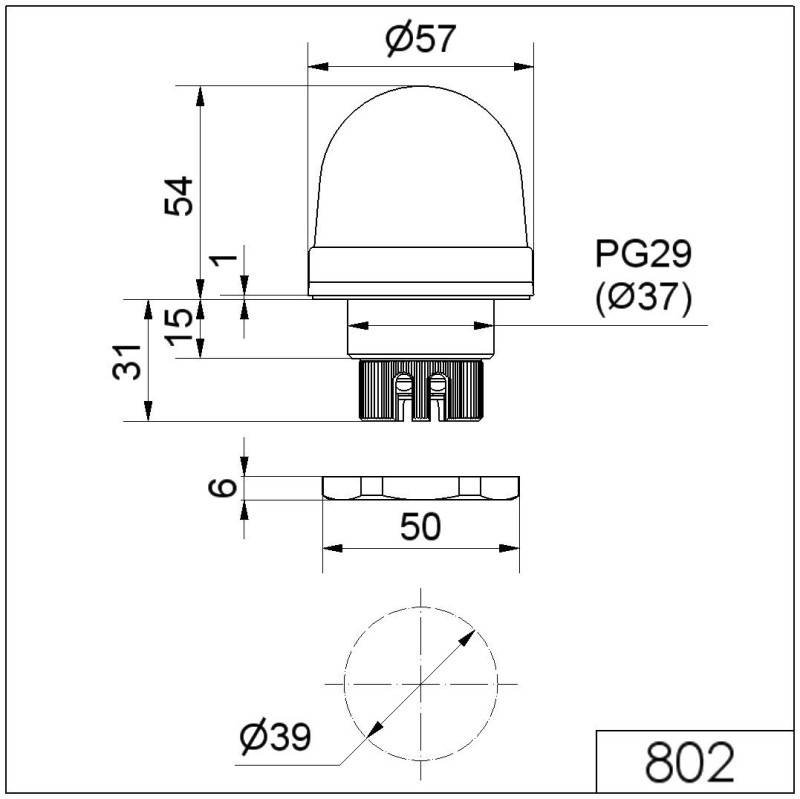 Werma Blitzleuchte 80230068-2