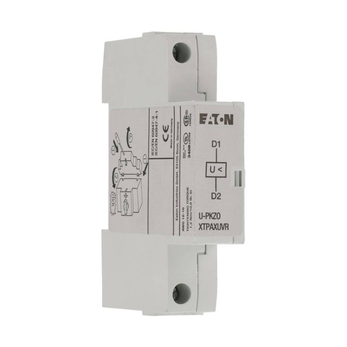 Eaton Unterspannungsauslöser U-PKZ0(24VDC)-2