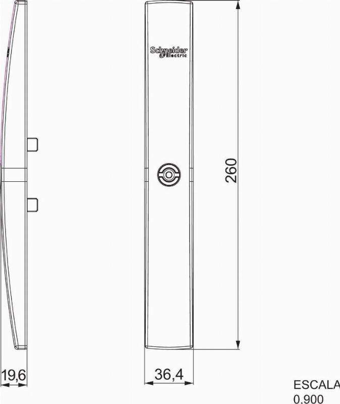 Schneider Electric Flachschloss SF/SM-0