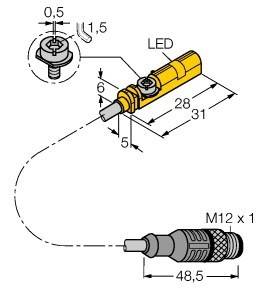 Turck Magnetfeldsensor BIM-UNT-AP6X-0.3-RS4-1