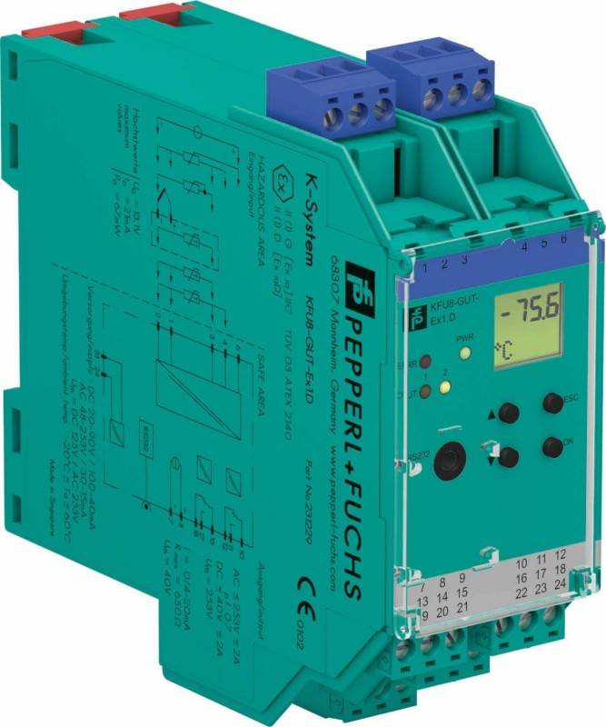 Pepperl+Fuchs Fabrik Temperaturmessumformer KFU8--1