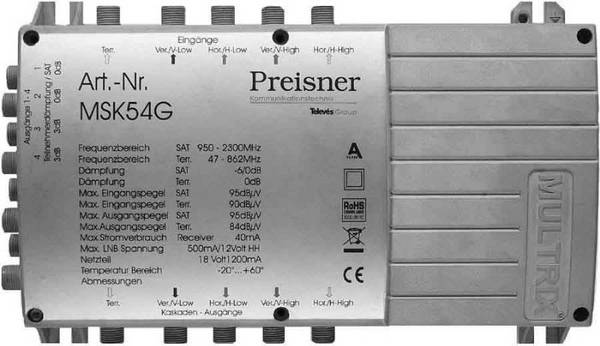 Televes Multischaltererweiterung MSK58G