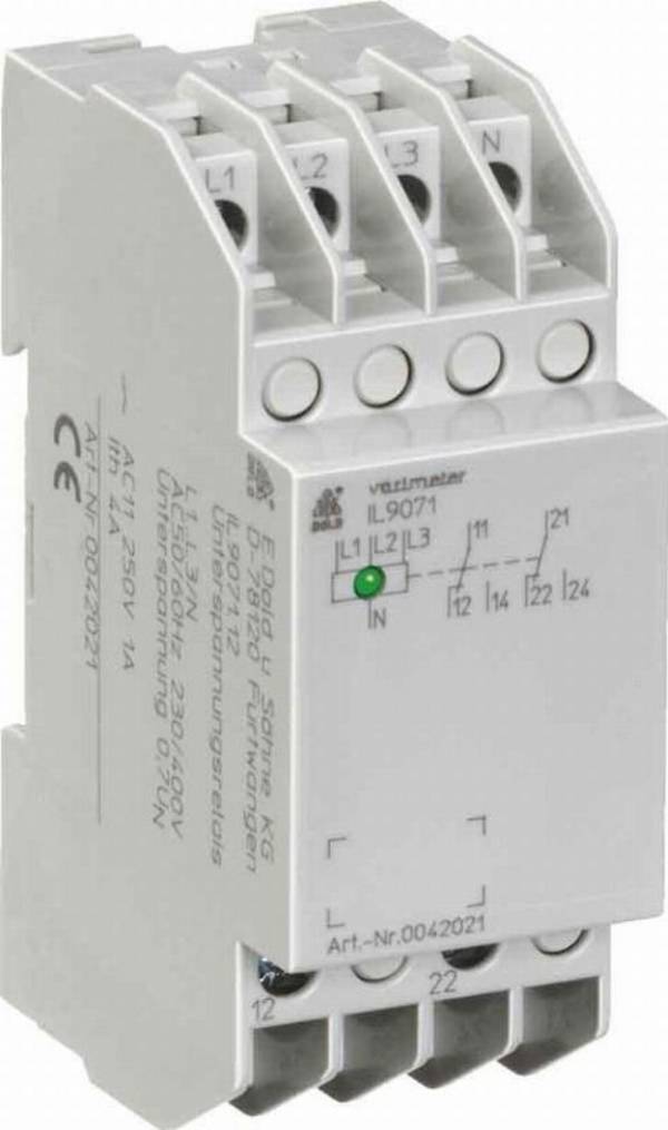 DOLD IL9071.12/010 3/N AC400/230V 0,85UN, Unterspannungsrelais, IL 9071