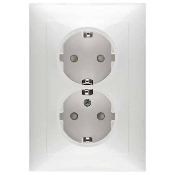 Peha Steckdose SCHUKO 2fach D 11.6512.70 SI-0