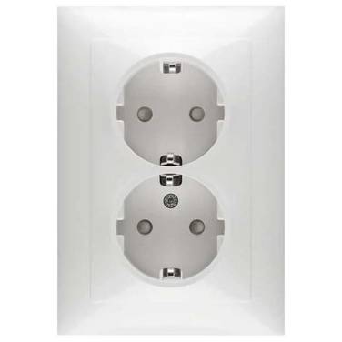 Peha Steckdose SCHUKO 2fach D 11.6512.70 SI