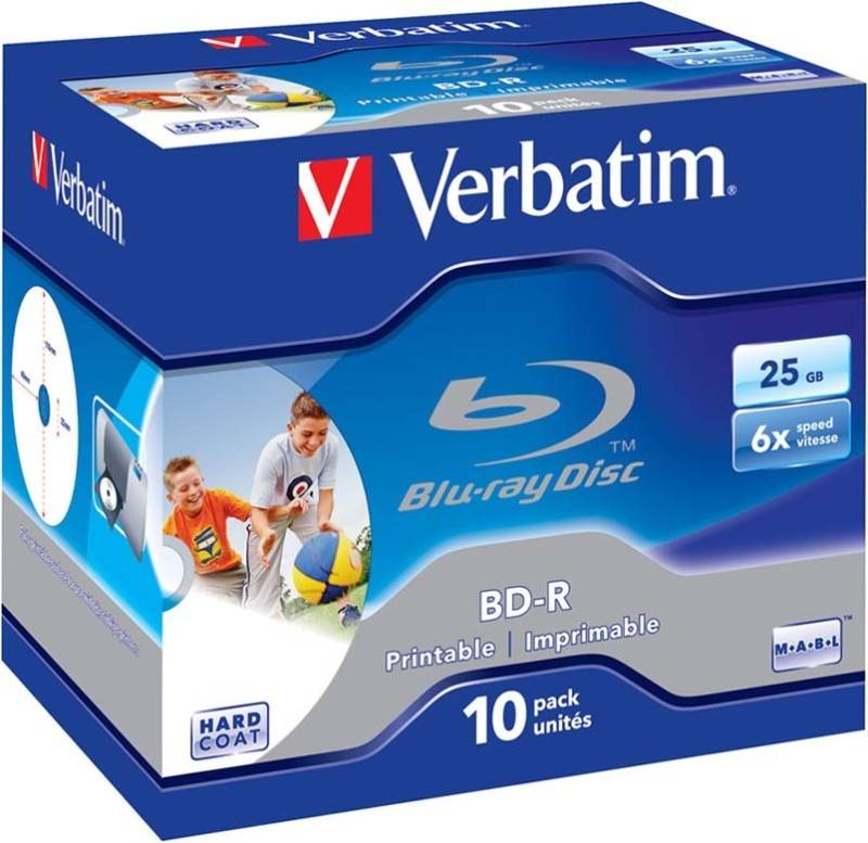 Verbatim BD-R,printable 43713 (VE10)-0