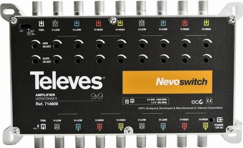 Televes Verstärker 9-fach MS927VGQ-0