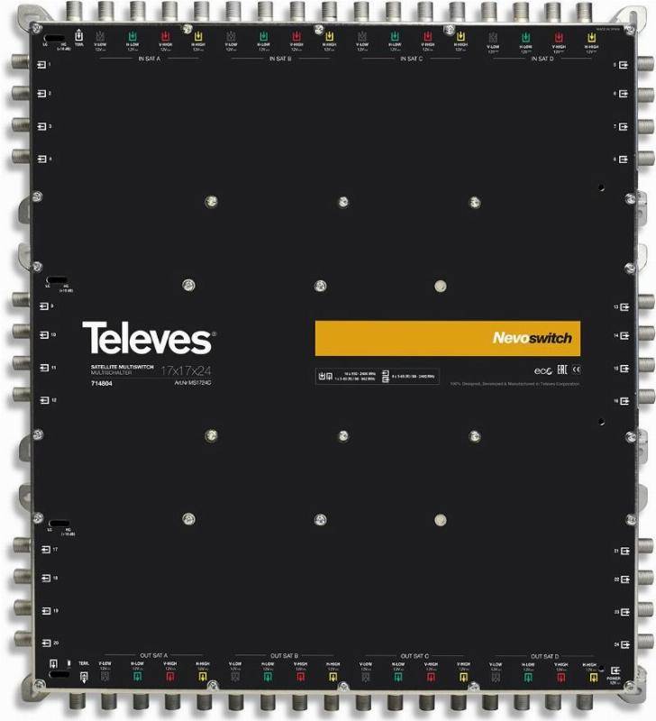 Televes Multischalter 17 in 24 Guß MS1724C-0