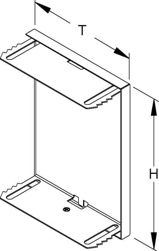 Niedax GK-Endabschlussdeckel GADU 133T100 R-1
