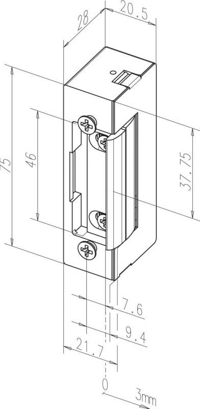 Assa Abloy effeff Elektro-Türöffner 17E---------1