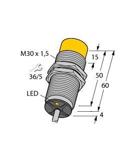 Turck Sensor NI20-M30-VN6X 7M-2