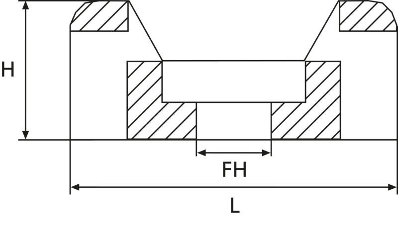 100 Stk. HellermannTyton Befestigungssockel CTM3--4