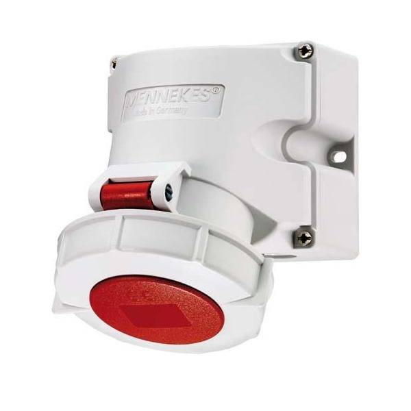 Mennekes Wanddose 32A4p3h380-440V 9562