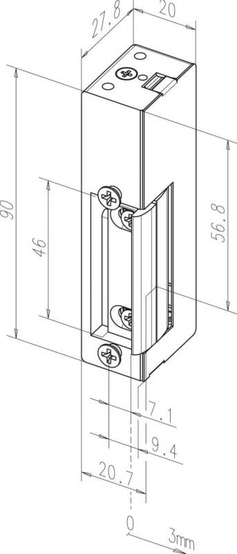 Assa Abloy effeff Türöffner 34FF--------E91-1