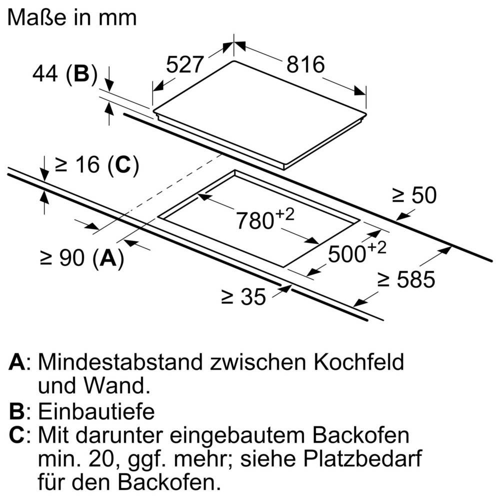 Bosch MDA EB-Autark-Kochfeld PKM875DP1D-1