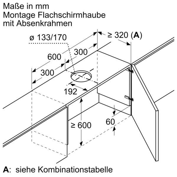 Bosch MDA Absenkrahmen DSZ4660-3