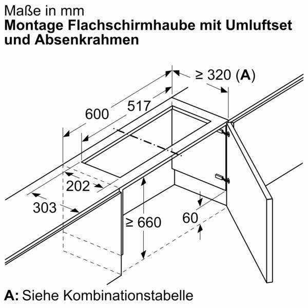Bosch MDA Absenkrahmen DSZ4660-4