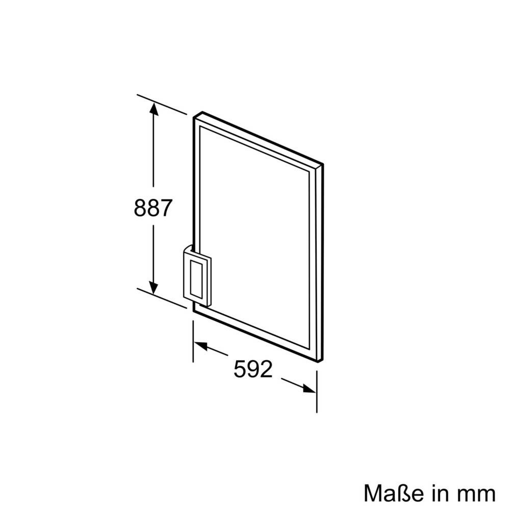 Constructa-Neff Dekorplatte KF1213Z0-1