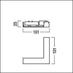 Zumtobel Group Winkelverbinder 90Gr SUP2 TRACK #2-1