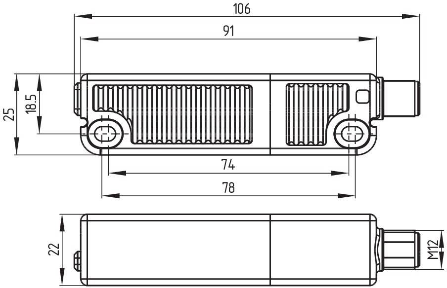 Schmersal Sicherheitssensor RSS 36-D-R-ST-1