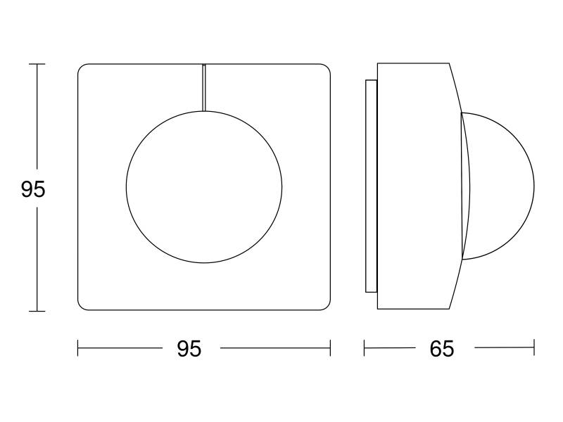 Steinel Bewegungsmelder IS 3360-E MX AP COM1-1