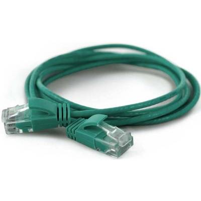 Wantec Patchkabel UTP CAT6a d=2,8mm 1,00m grün Kabel RJ45 Cat.6-0