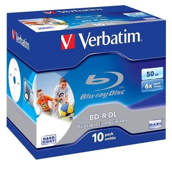 5 Pck. Verbatim BD-R,DL 43736 (VE10)