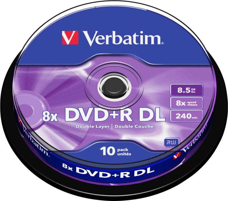 Verbatim DVD+R DL 43666 (VE10)-0