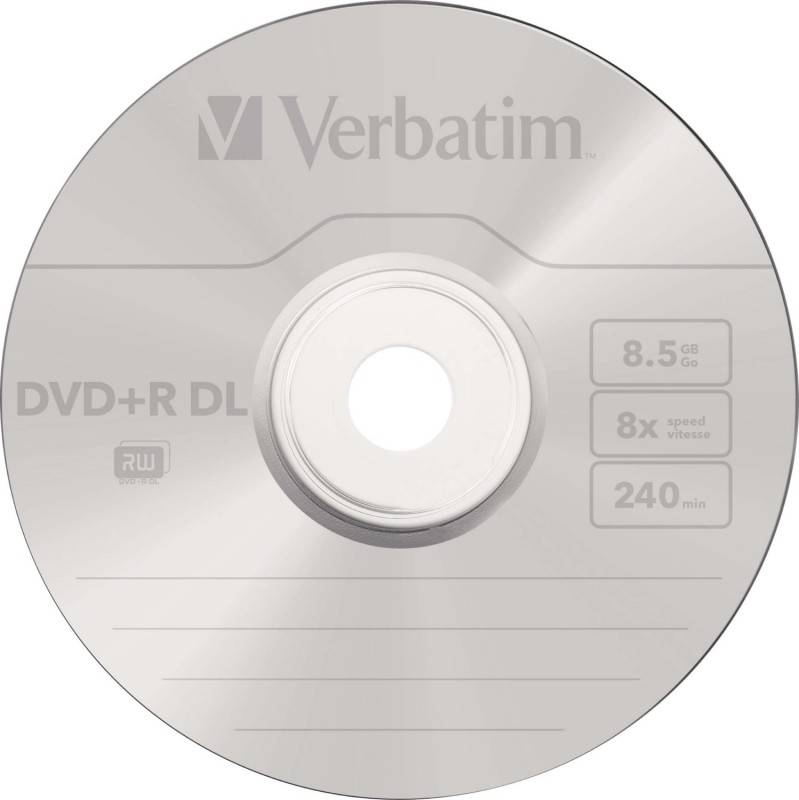Verbatim DVD+R DL 43666 (VE10)-1