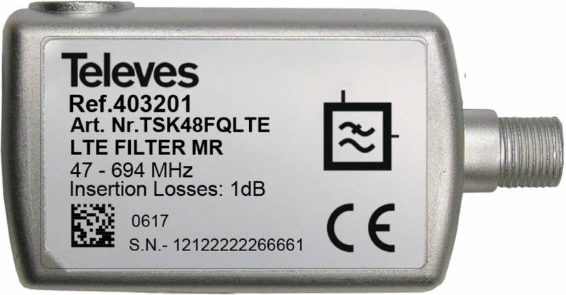 Televes LTE-Filter TSK48FQLTE