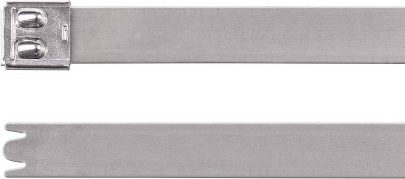 50 Stk. HellermannTyton Edelstahlkabelbinder MBT2