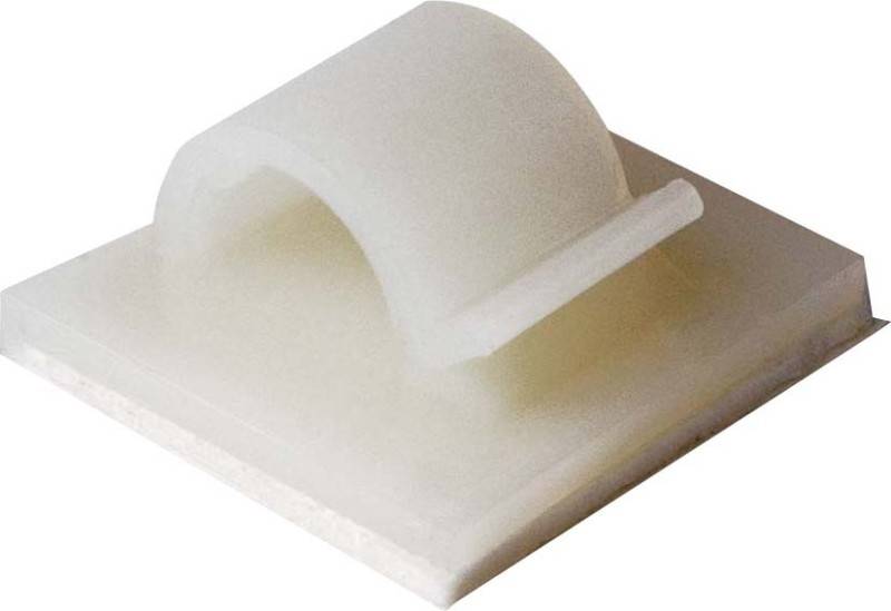 200 Stk. HellermannTyton Klebesockel RB8 PA66 BK-0