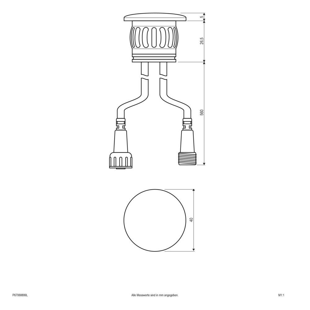 EVN Lichttechnik LED Bodenleuchte P67068899L-1