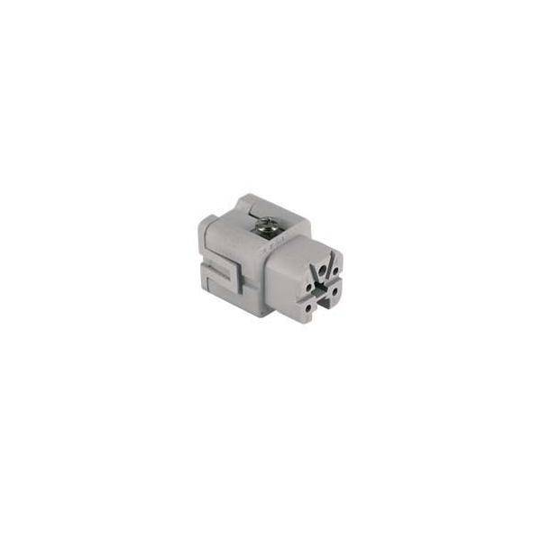 Ilme CKSF 04, CKS Buchseneinsatz (F) Käfigzugfederanschluss, 4-polig+PE 400V