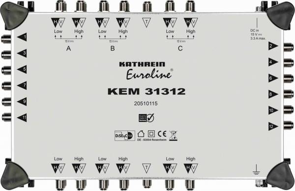 Kathrein Multischalter KEM 31312