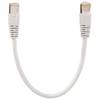 Rutenbeck 21200010 RJ45 Patchkabel CAT 8.1 S/FTP 1.00 m Grau Geschirmt 1 St.