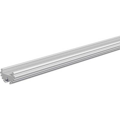 Längeres Aluminiumprofil mit mehreren Rillen für industrielle Anwendungen.