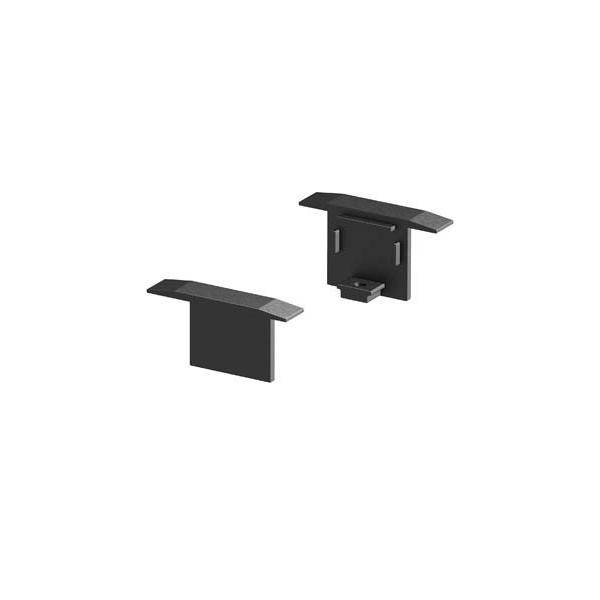 SLV 1000474 - Endkappen für Einbauprofil GRAZIA 10 (IP20 | 2 Stück) - schwarz-0