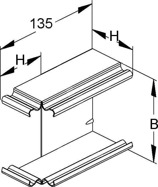 Niedax Außeneckeinsatz LUAE 60.100-0