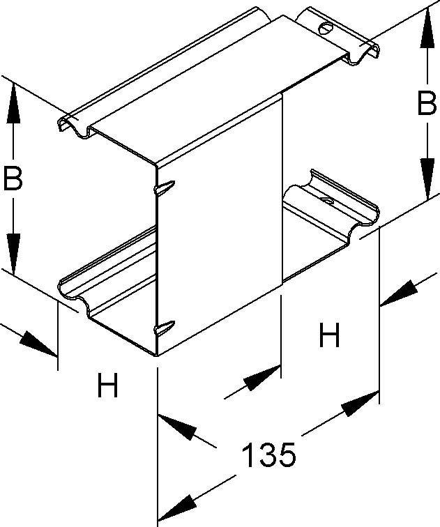Niedax Außeneckeinsatz LUAE 60.100-1