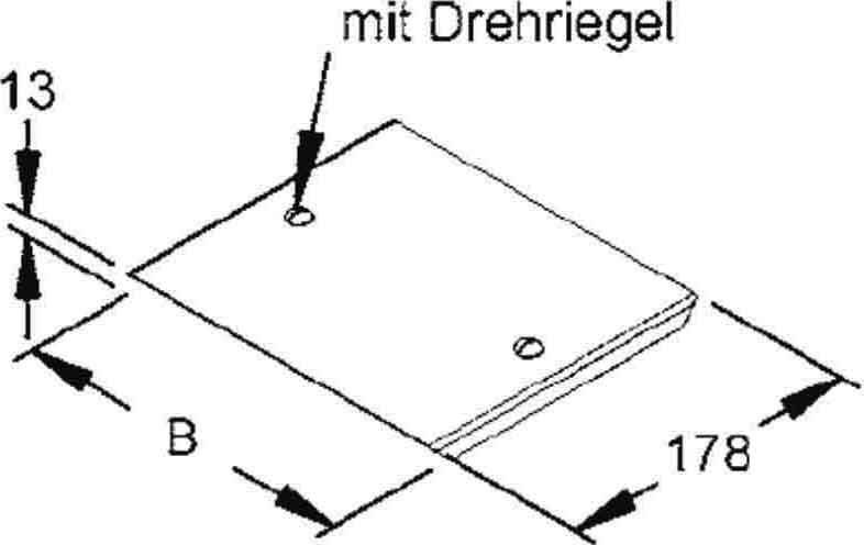 Niedax Formstückdeckel RFSDDV 60.300-0